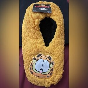 Garfield. Mushies Men’s Slipper Socks. Size 10-13